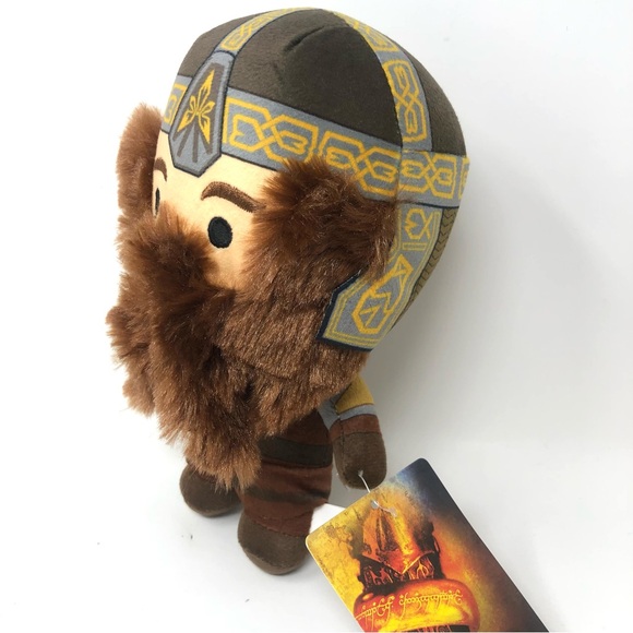 Lord Of The Rings Gimli Plush Toy 7-Inch NEW! - Picture 3 of 4
